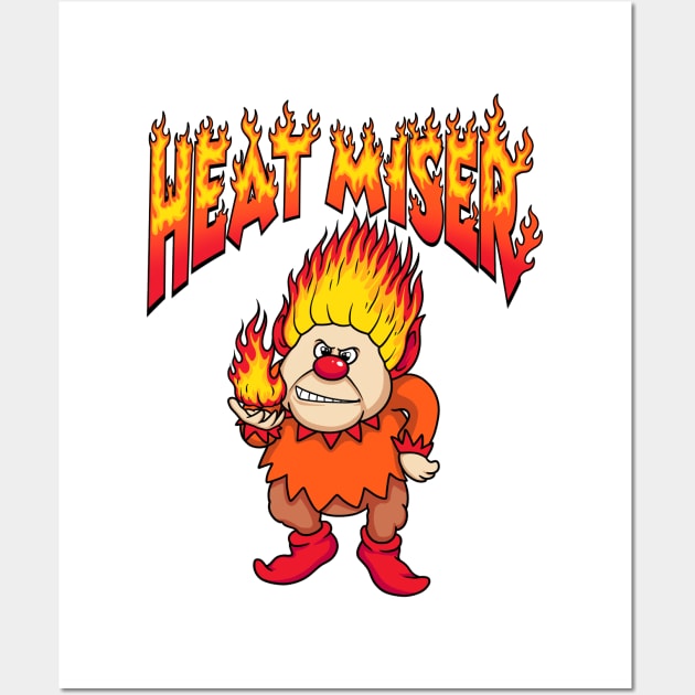 Heat Miser Wall Art by littlepdraws